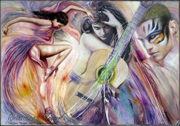 Paintings by Cristiane Vleugels