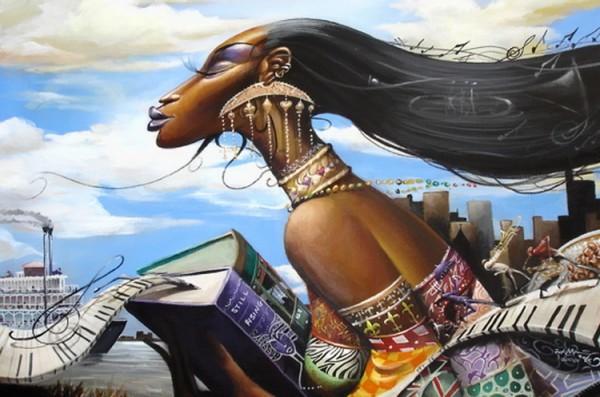 Paintings by Frank Morrison
