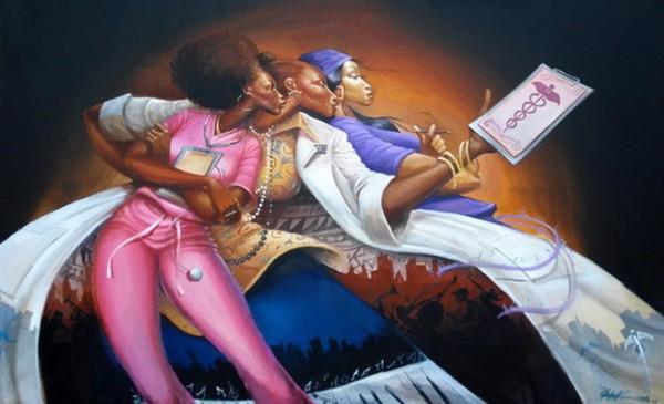 Paintings by Frank Morrison