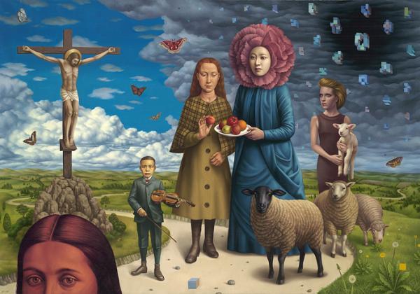 Paintings by Alex Gross