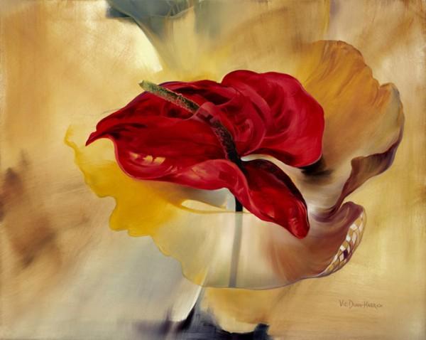 Flower Paintings by Vie Dunn-Harr