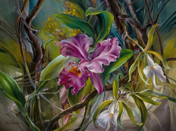 Flower Paintings by Vie Dunn-Harr