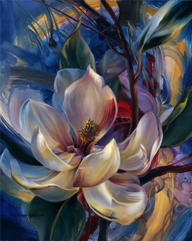 Flower Paintings by Vie Dunn-Harr