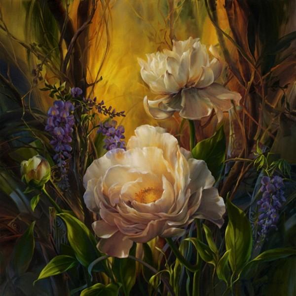 Flower Paintings by Vie Dunn-Harr