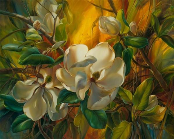 Flower Paintings by Vie Dunn-Harr