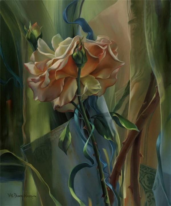 Flower Paintings by Vie Dunn-Harr