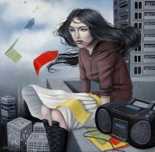 Paintings by Sarah Joncas