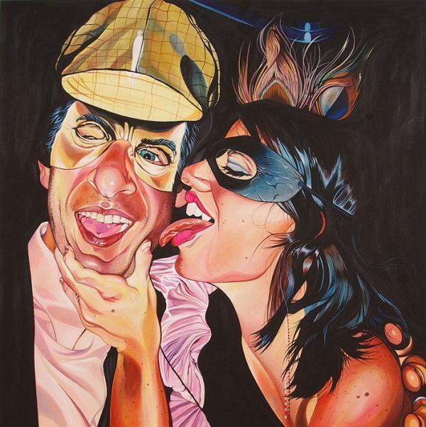 Paintings by Leah Tinari