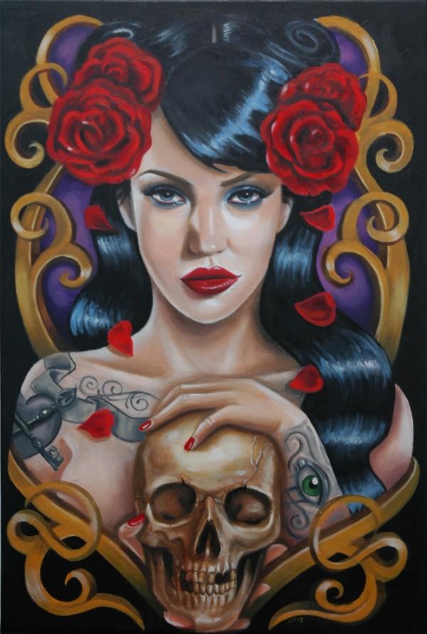 Tattoo Paintings by Lisa McIntyre