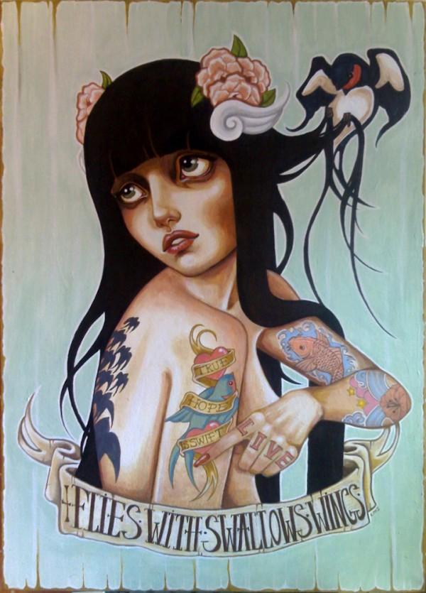 Tattoo Paintings by Lisa McIntyre