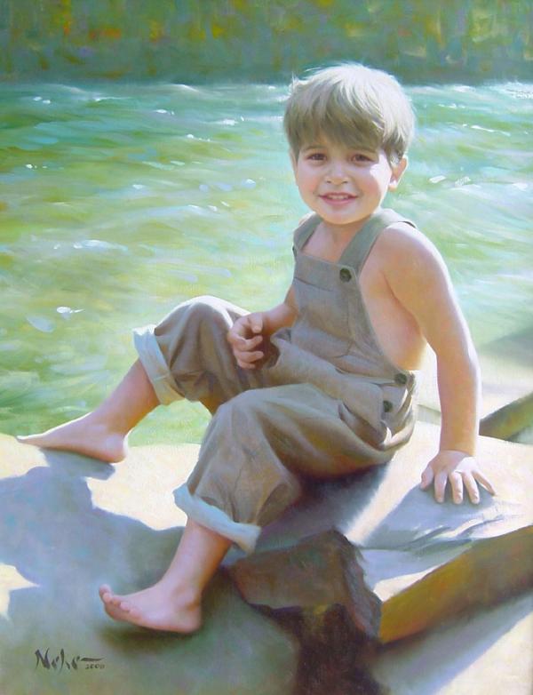 Children's Eyes - Paintings by Brian Neher