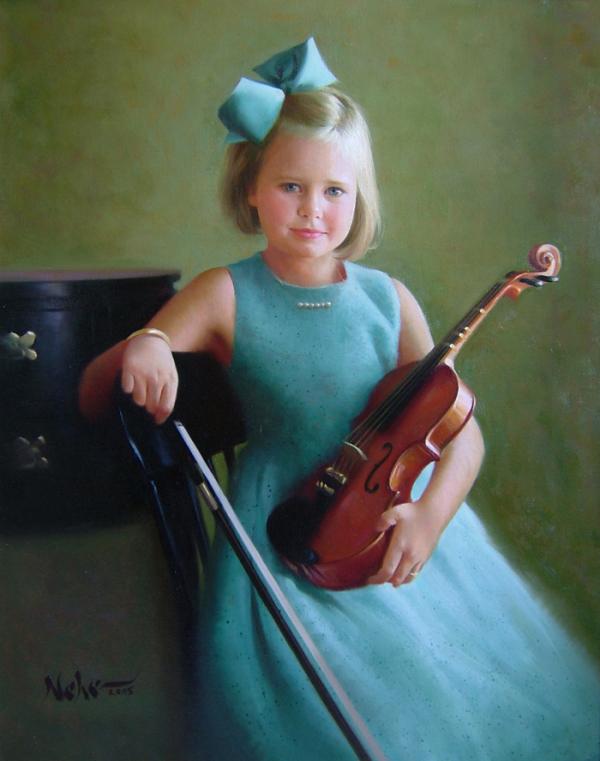 Children's Eyes - Paintings by Brian Neher