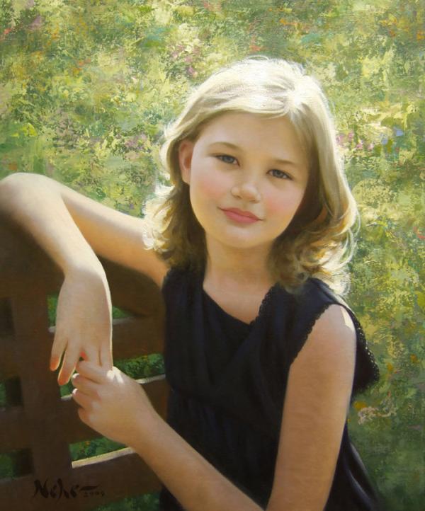 Children's Eyes - Paintings by Brian Neher