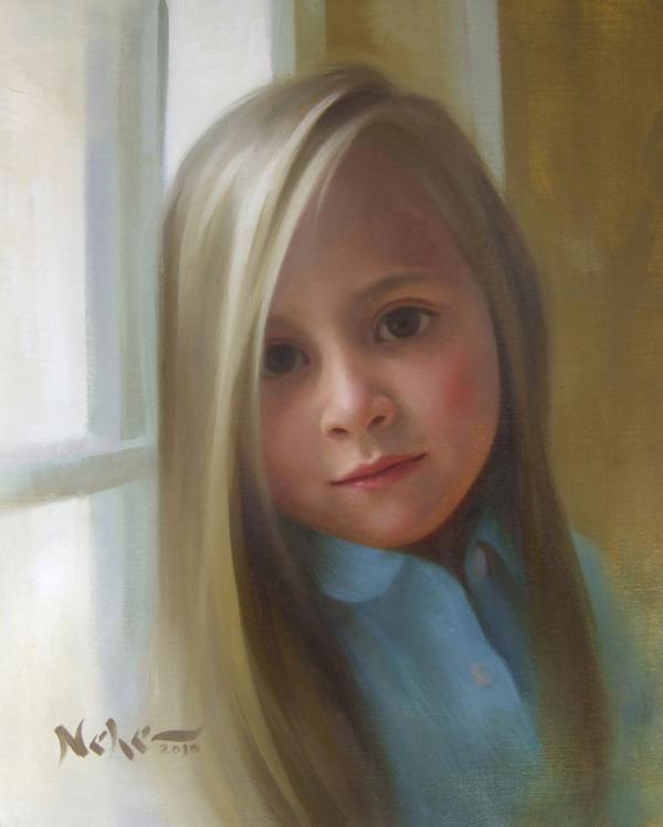 Children's Eyes - Paintings by Brian Neher