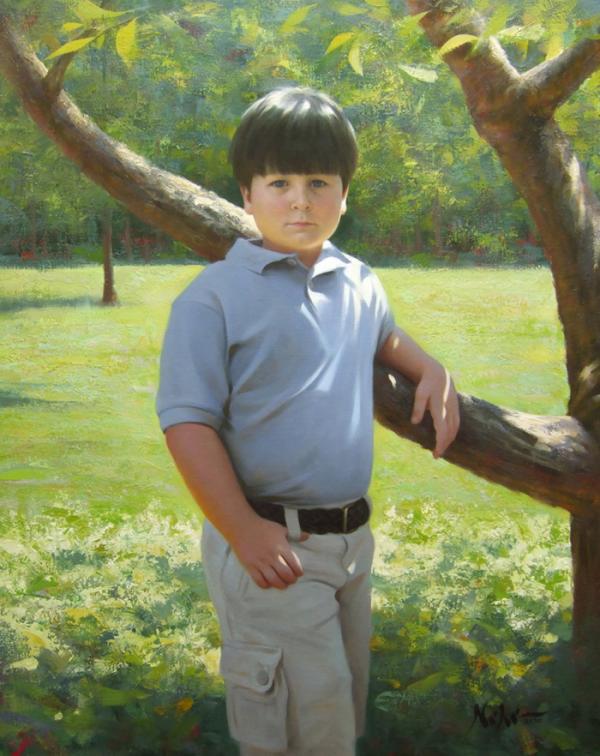 Children's Eyes - Paintings by Brian Neher