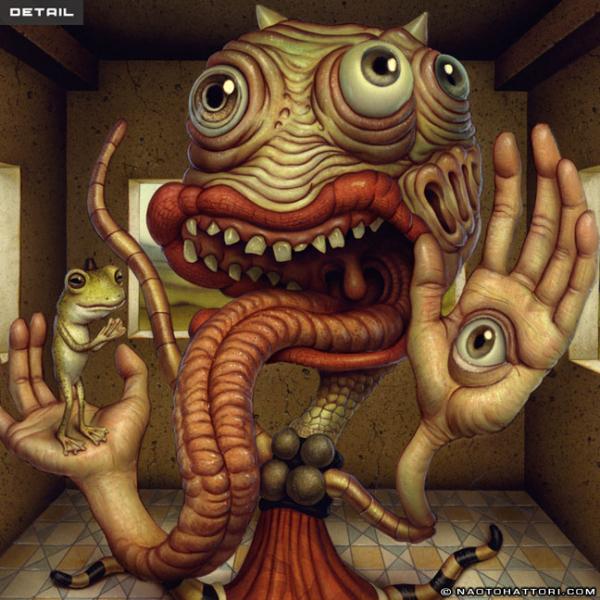 Creative Paintings by Naoto Hattori