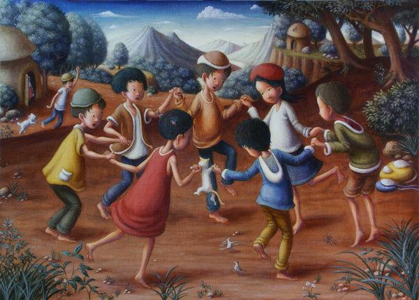 Paintings by Shinya Okayama