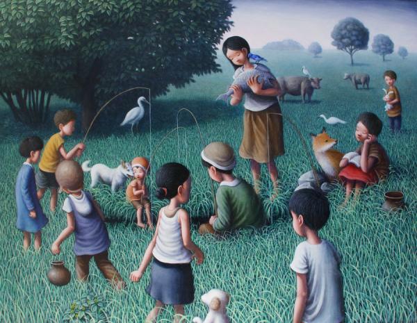 Paintings by Shinya Okayama