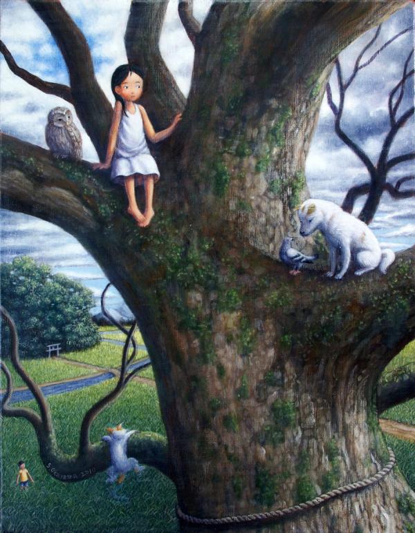 Paintings by Shinya Okayama