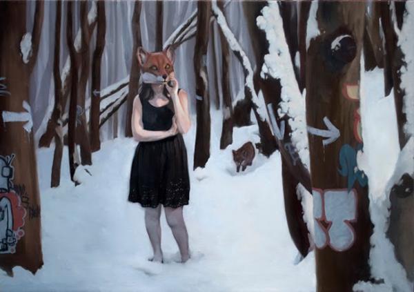 Paintings by Nate Frizzell