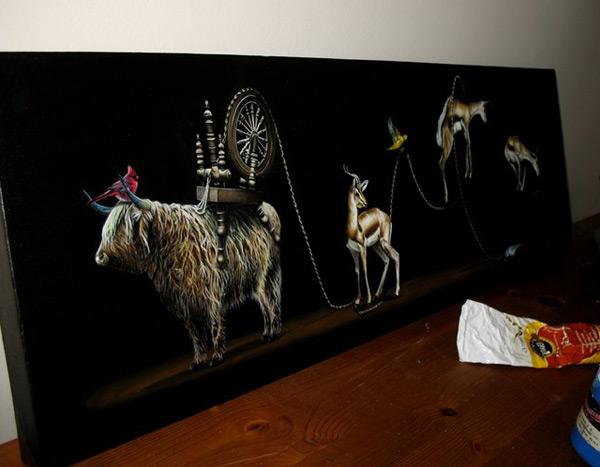 Paintings by Jacub Gagnon