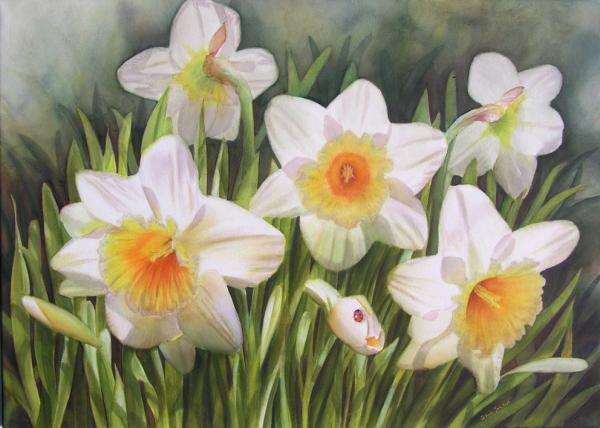 Beautiful Rose Paintings by Doris Joa