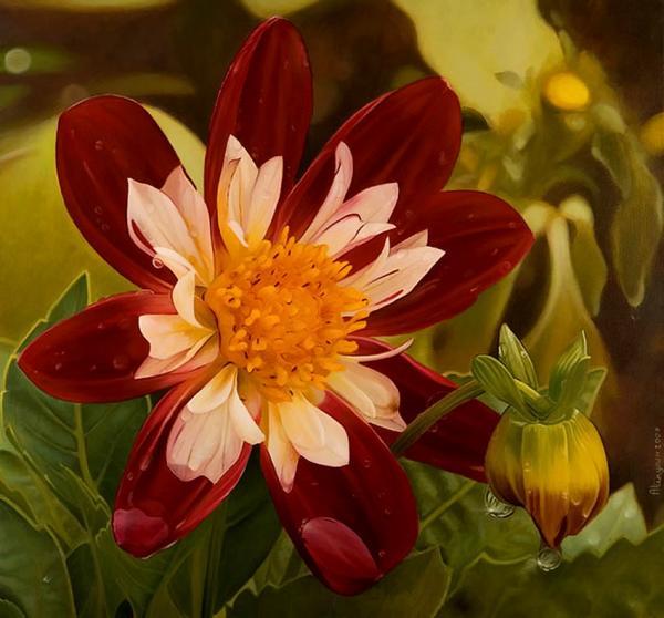 Flower Paintings Andrey Nikulin