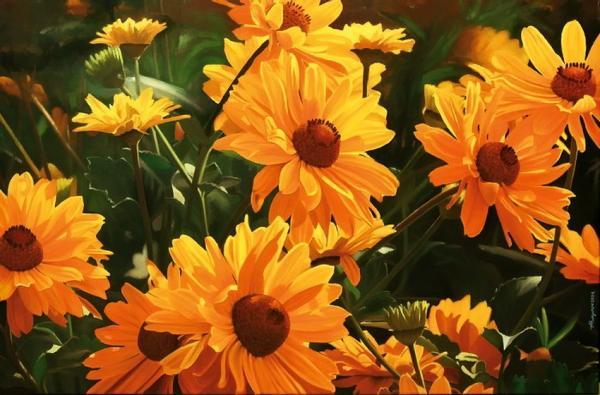 Flower Paintings Andrey Nikulin