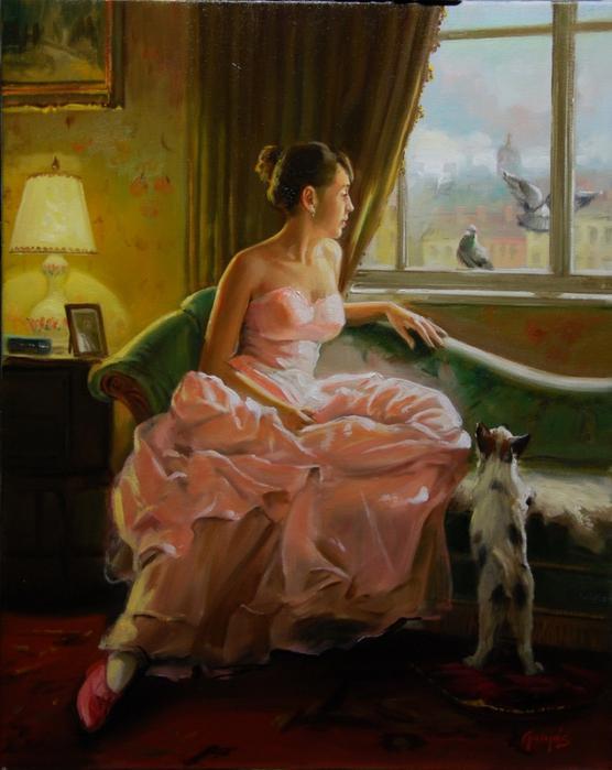 Figurative Paintings by Laszlo Gulyas