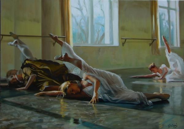 Figurative Paintings by Laszlo Gulyas