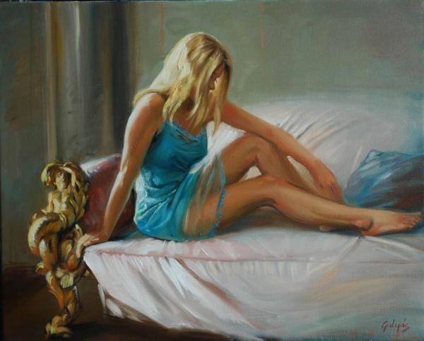 Figurative Paintings by Laszlo Gulyas