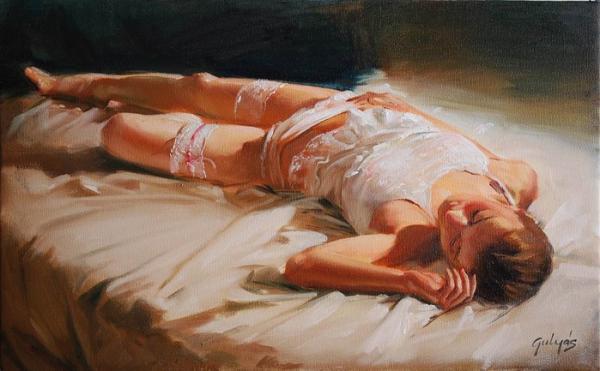 Figurative Paintings by Laszlo Gulyas