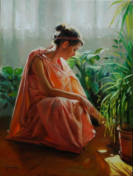 Figurative Paintings by Laszlo Gulyas