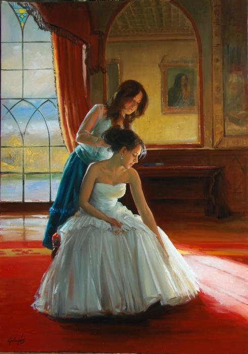 Figurative Paintings by Laszlo Gulyas