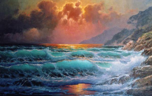 Seascapes Paintings by Alexander Dzigurski