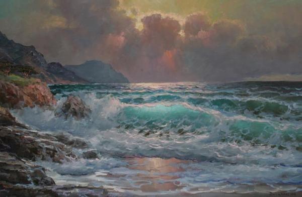 Seascapes Paintings by Alexander Dzigurski