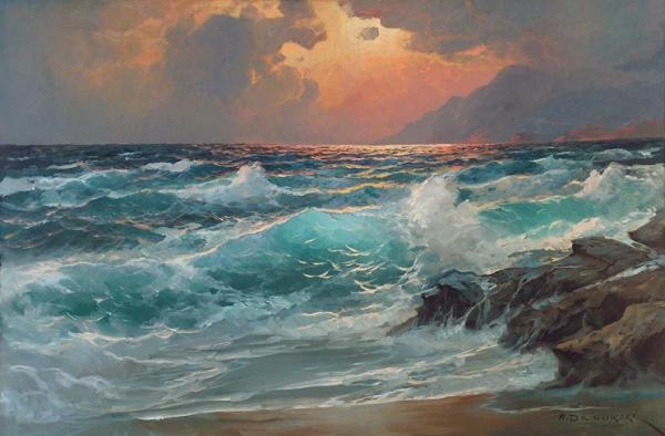 Seascapes Paintings by Alexander Dzigurski