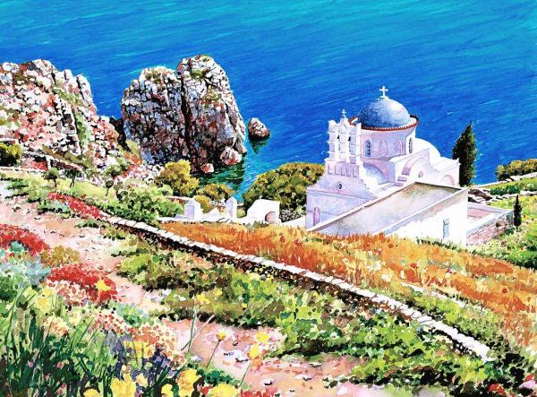 Watercolor Landscapes by Pantelis D. Zografos