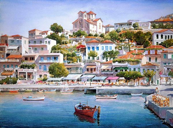Watercolor Landscapes by Pantelis D. Zografos