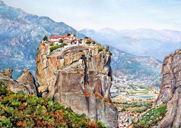 Watercolor Landscapes by Pantelis D. Zografos