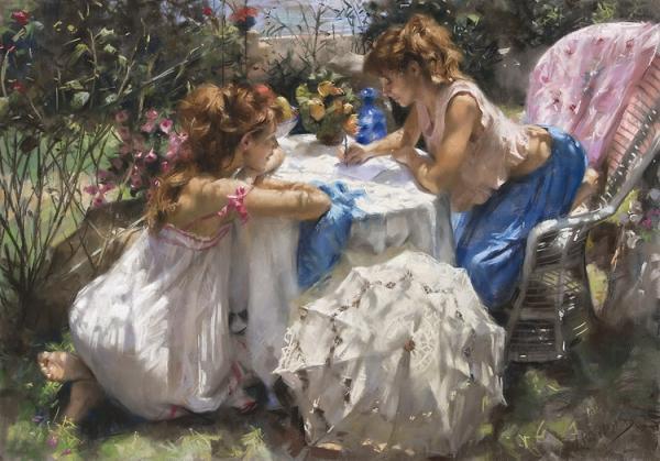 Paintings by Vicente Romero