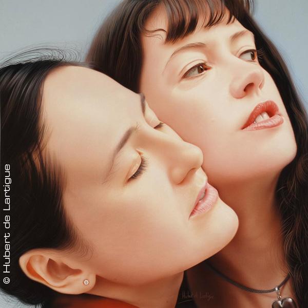 Portrait Paintings by Hubert De Lartigue