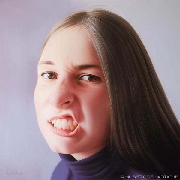 Portrait Paintings by Hubert De Lartigue
