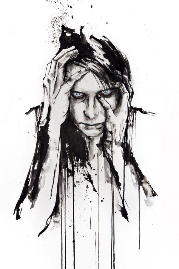 Watercolor Portrait Paintings by Silvia Pelissero