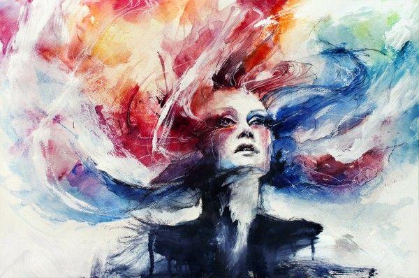 Watercolor Portrait Paintings by Silvia Pelissero