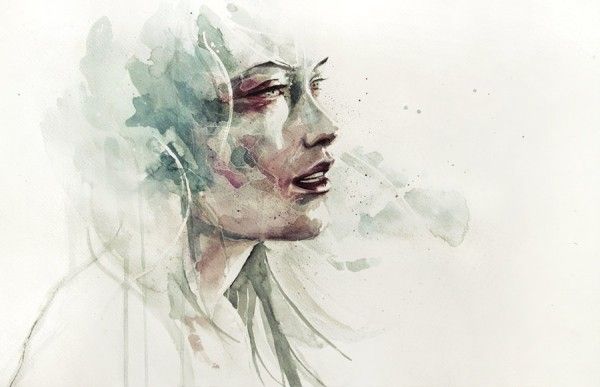 Watercolor Portrait Paintings by Silvia Pelissero