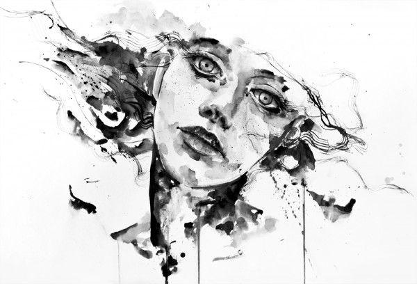 Watercolor Portrait Paintings by Silvia Pelissero