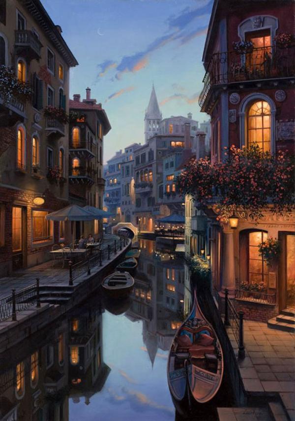 City Paintings by Eugene Lushpin