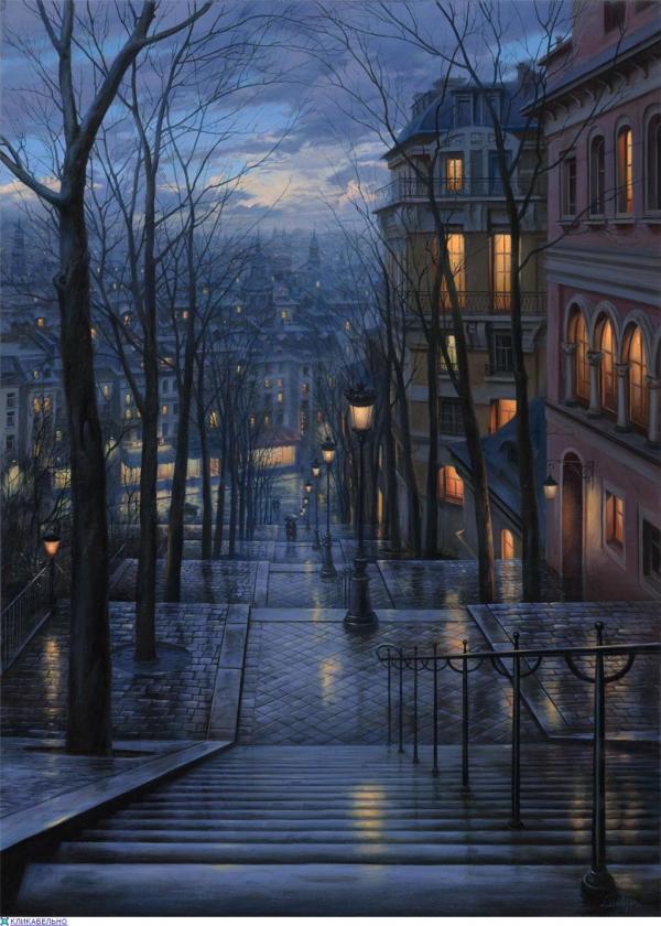 City Paintings by Eugene Lushpin