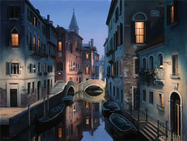 City Paintings by Eugene Lushpin